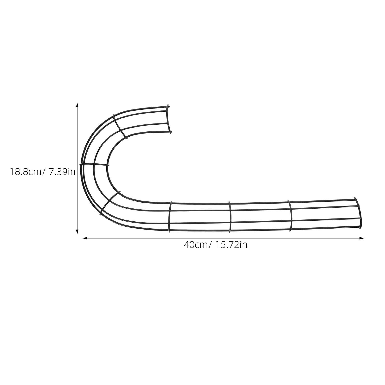 قطعتان من إطار الزينة على شكل  - مراجعة Wreath Form Wire وسعره